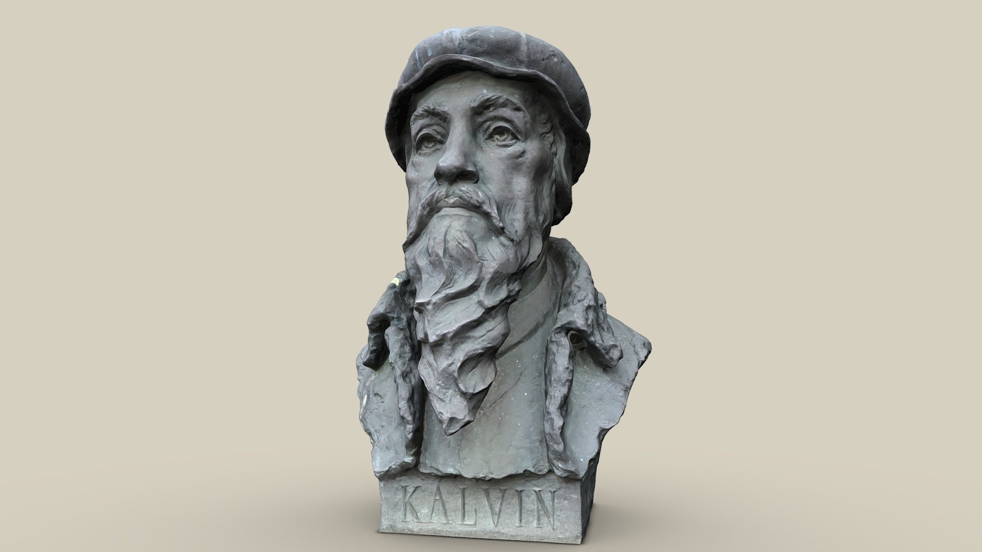 Johannes Calvin — Sketchfab embed 3D viewer