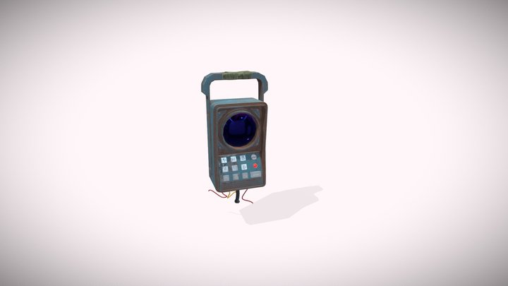 Old Fictional Terminal 3D Model