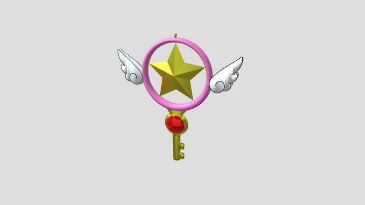 Card Captor Sakura Key 3D Model
