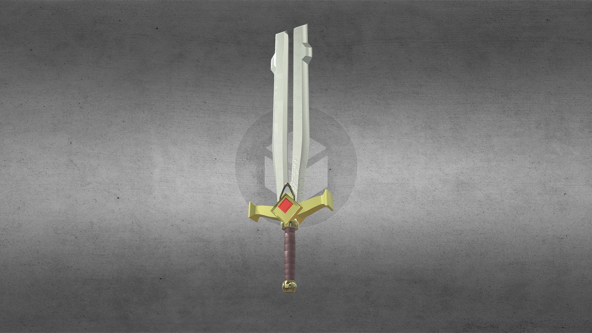 Sacred Sword - 3D model by PedroArruda [e5a80ea] - Sketchfab