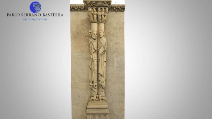 Cámara Santa de Oviedo: Santiago y San Juan 3D Model
