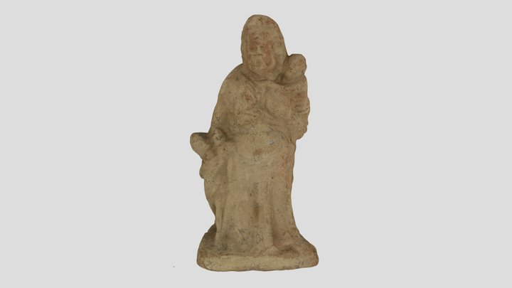 Old Woman Figurine (C1981.19) 3D Model