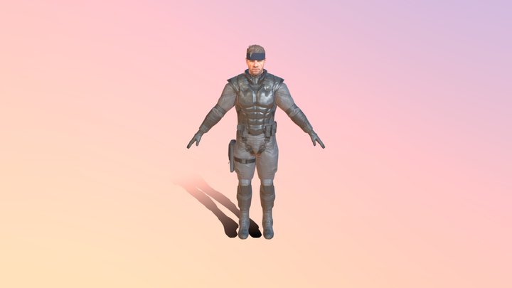 MGSV SOLID SNAKE 3D Model