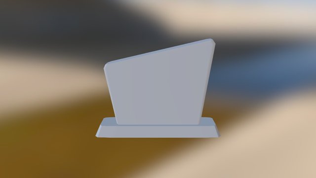 Military Base Sign 3D Model