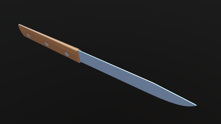 Knife Simple 3D Model