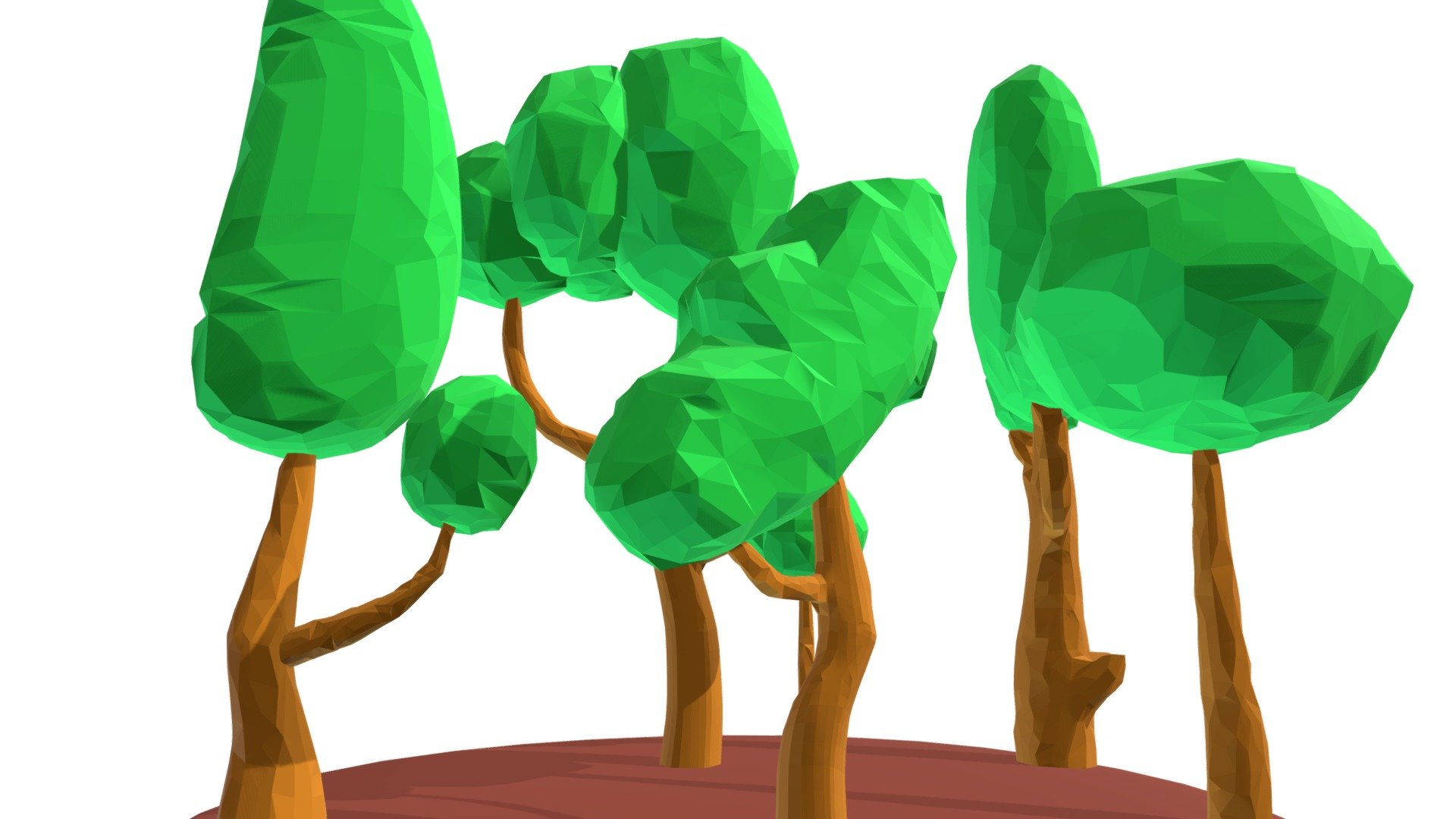 Arboles Low Poly - Download Free 3D model by Alejandro Ortiz ...