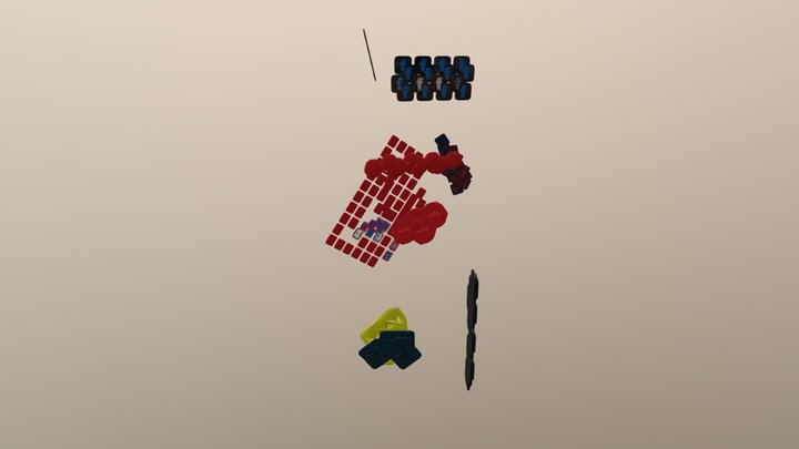 Social Media AR 3D Model