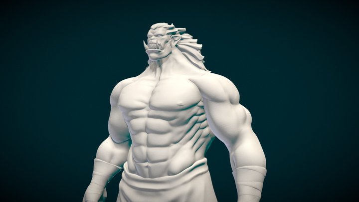 Solo Leveling HIGH ORC WIP 3D Model