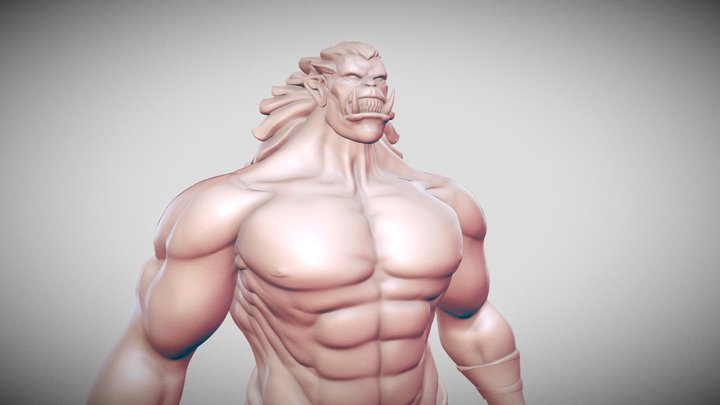 Solo Leveling HIGH ORC WIP 3D Model