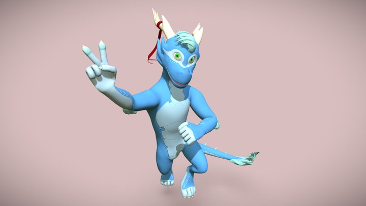 Dragon: Aeryl 3D Model