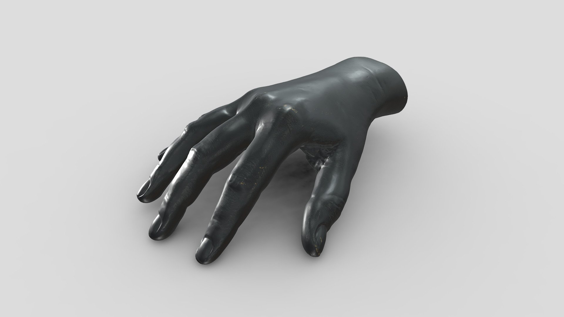 Hand black