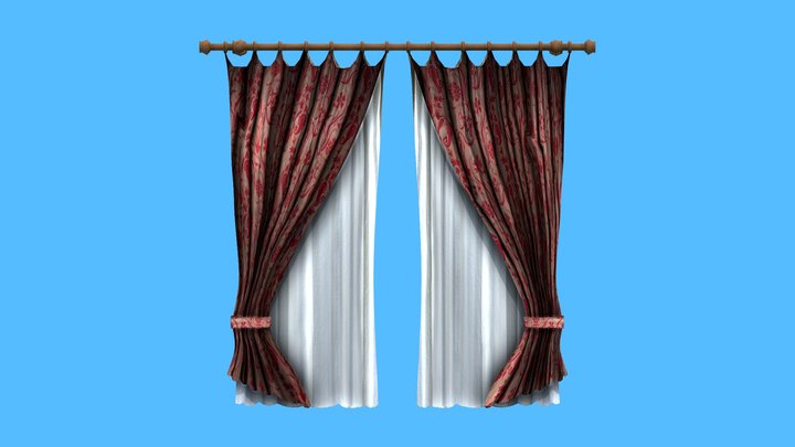 Curtain a prop 3D Model
