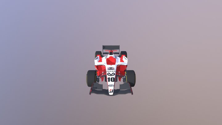 GP2 Series Racecar 3D Model