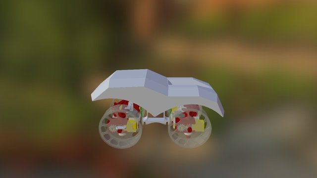 Car With Bodyshell 3D Model
