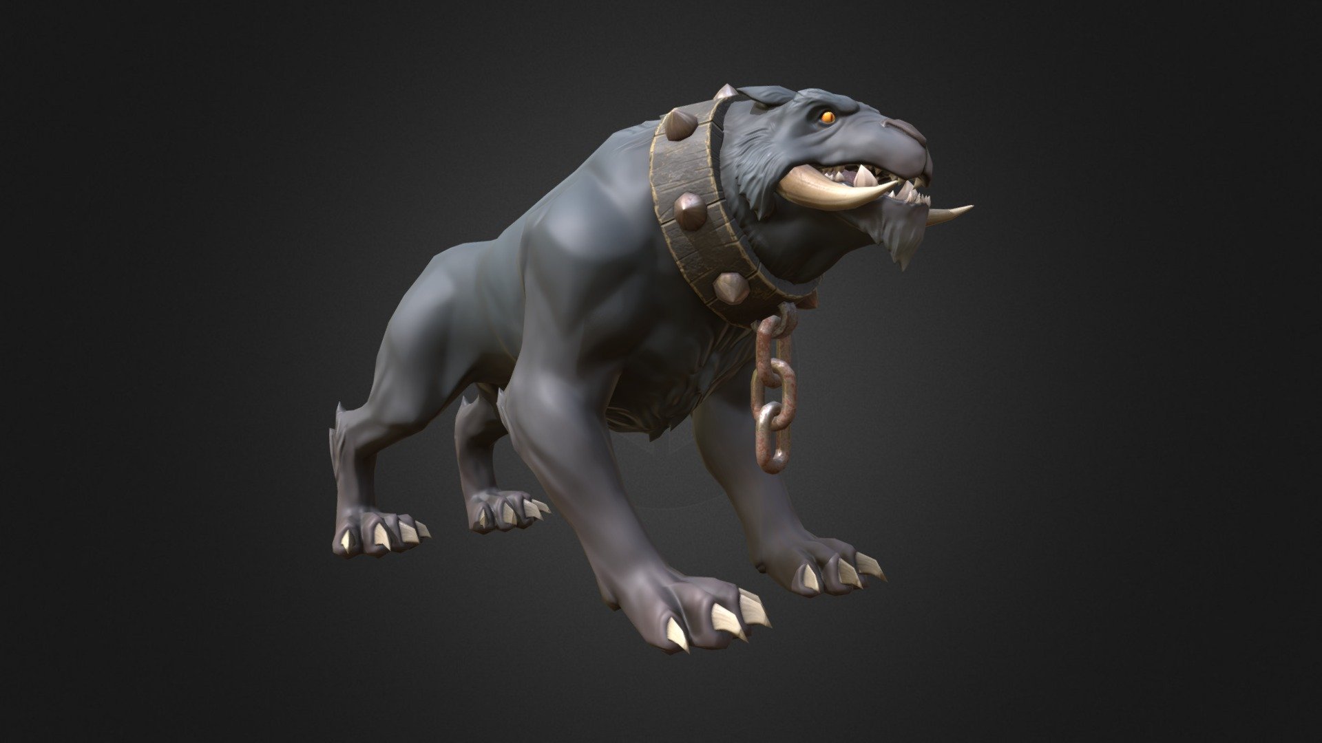 Wolf stylized beast