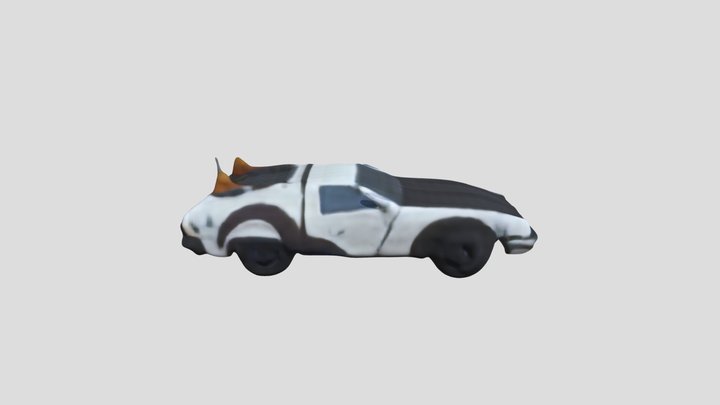 Echoes of the Fallen Inspired Cyber car 2 3D Model