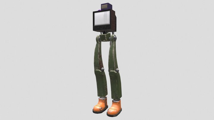 TV_robo 3D Model