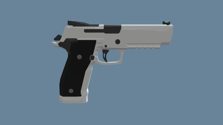 SIG Sauer P226 X- Five (Low-Poly) 3D Model