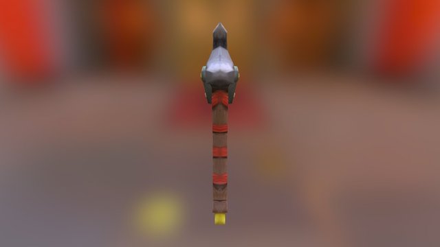 Battle Axe 3D Model