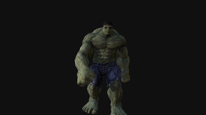 Hulk Walk 3D Model