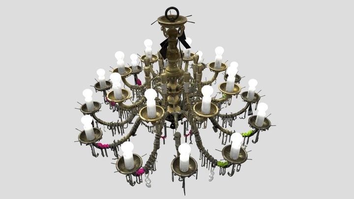 Chandelier of Locks – Free 3D Model STL