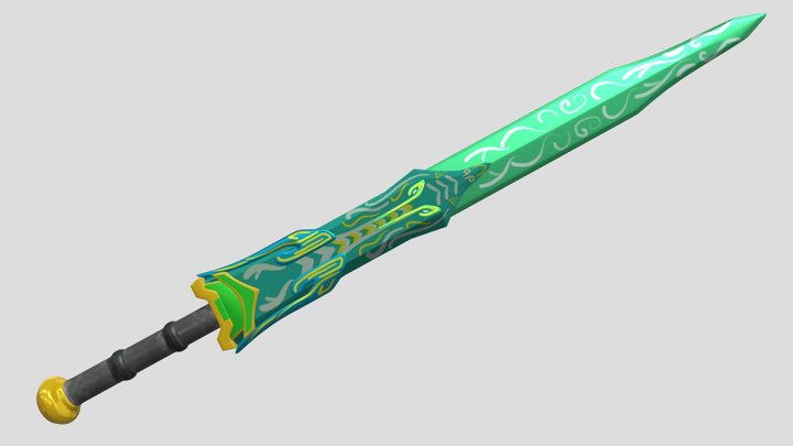 Dragon Emperor Sword -龍王青銅劍 3D Model