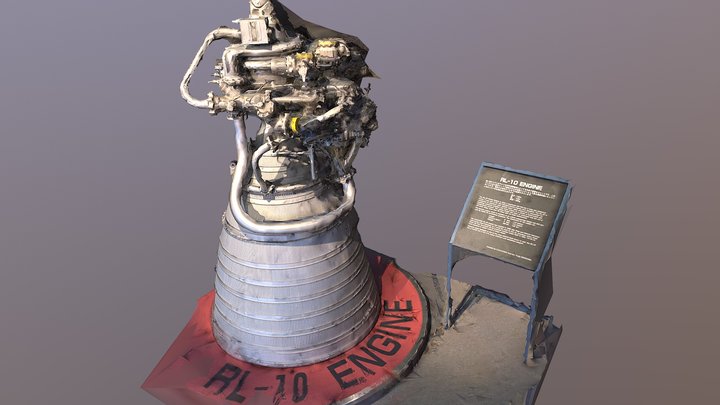 RL10-ENGINE 3D Model