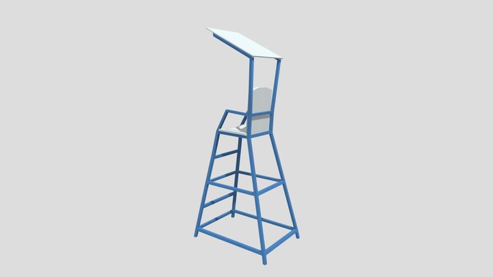umpire chair 3D Model