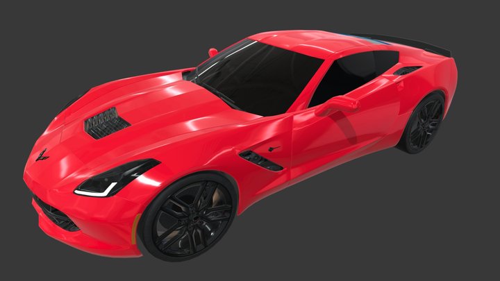 Chevrolet Corvette (C7) 3D Model