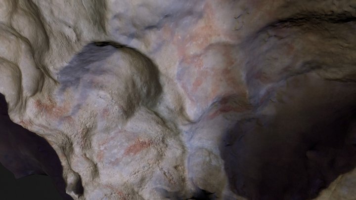 fotogrametría pared cueva 3D Model