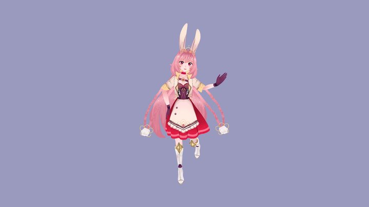 Rabbit Warrior 3D Model