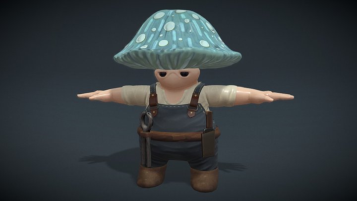mushroomman 3D Model