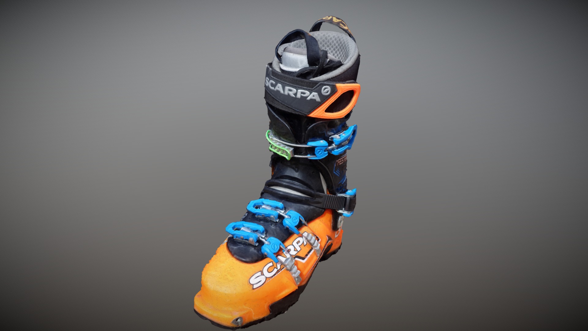 Product Photogrammetry 3d ski boots catpure