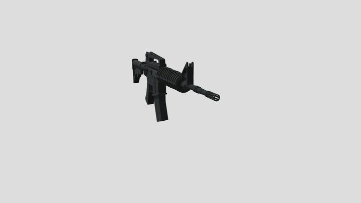 M4A1 3D Model