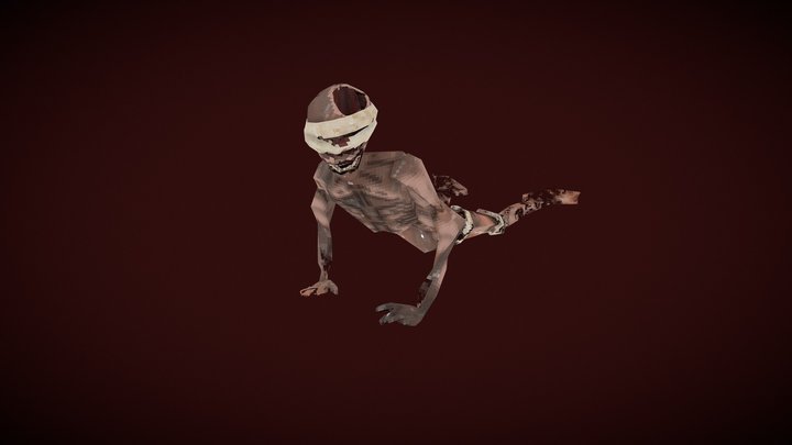 PSX Zombie Crawl 3D Model