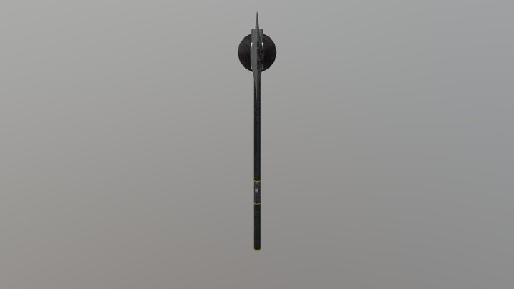 Space Axe 3D Model