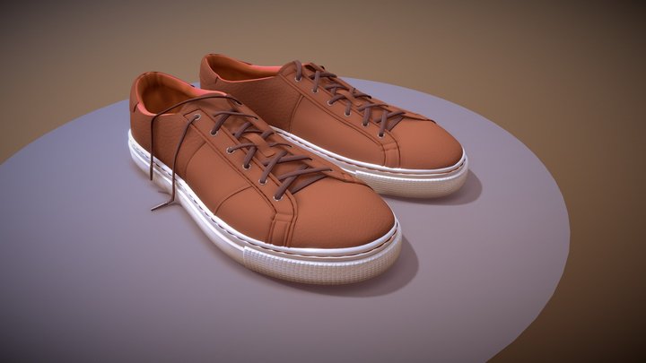 Men or Women shoes. Sneakers 3D Model