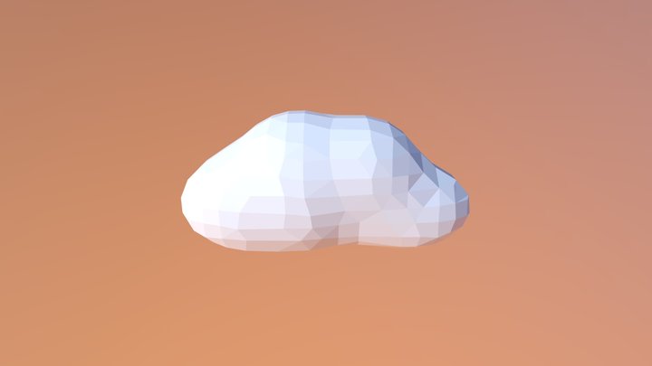 Lowpoly cloud 2 – Modello 3D gratuito STL