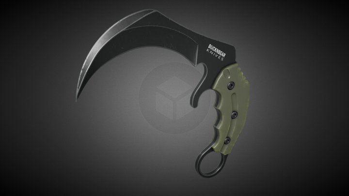 BUCKNBEAR Velociraptor Karambit 3D Model