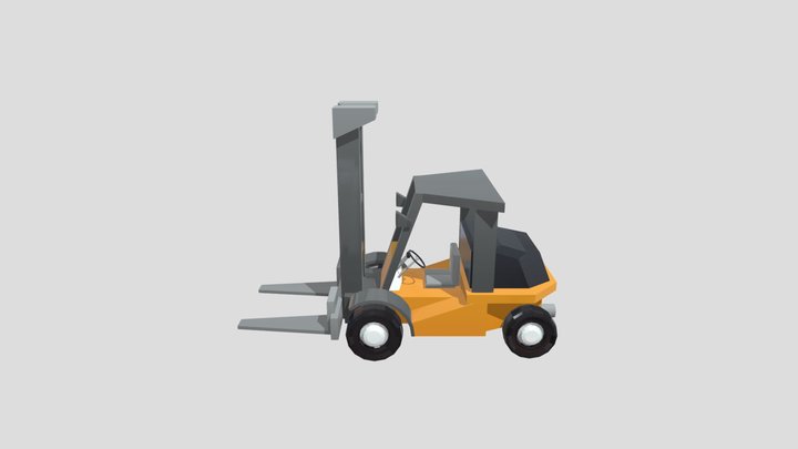 Forklift 3D Model