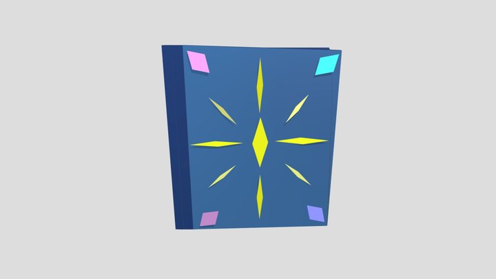 Spell Book 3D Model