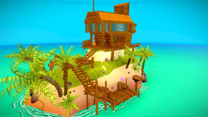 The pirates Inn 3D Model