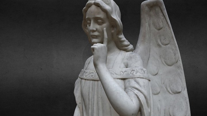 Cemetery Angel - unknown – Gratis 3D-model STL