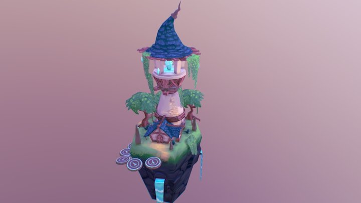 Wizard's Tower 3D Model