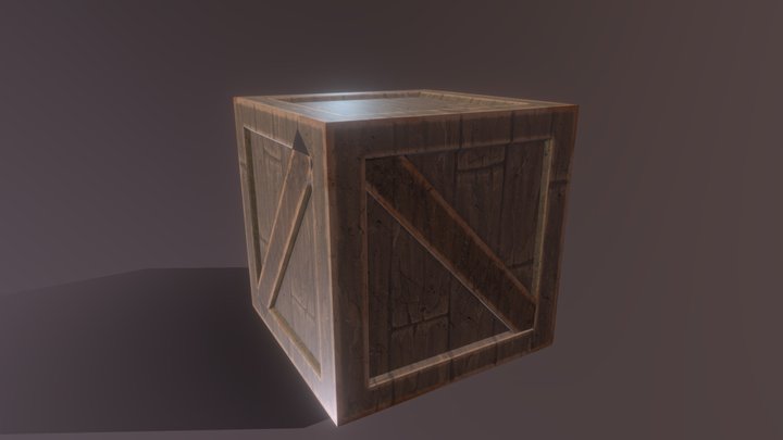 Crate 3D Model