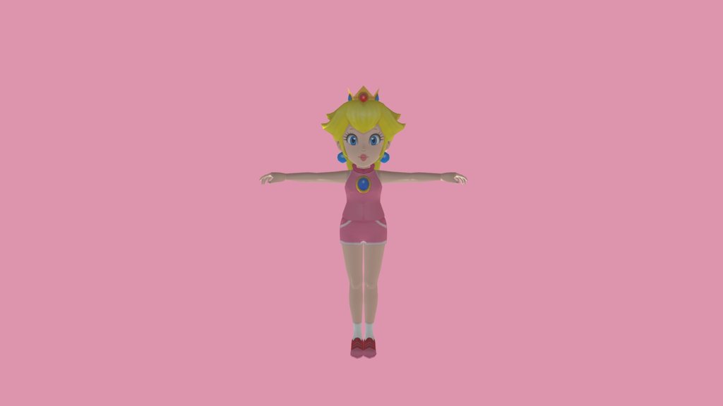 Mario Superstars Baseball - Peach