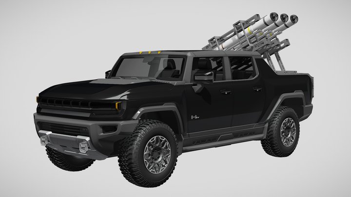 GMC Hummer EV Brimstone SLS 2022 3D Model