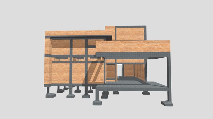 ESTRUTURA ALVENARIA - Casa Vilas 3D Model