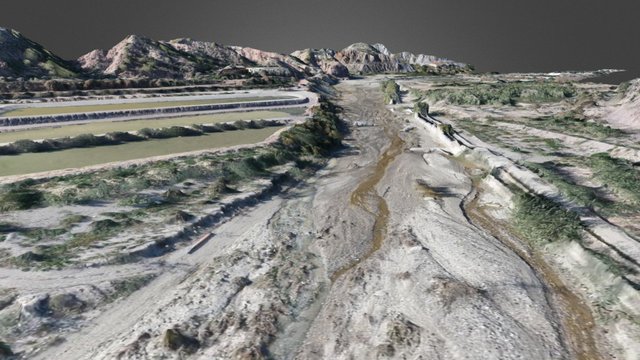 Terreno EDAR Huércal Overa 3D Model