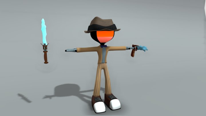 Shadow Character 2: The Swindler 3D Model